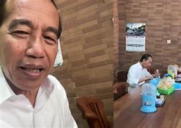 Jokowi Makan Sate Di Sukoharjo